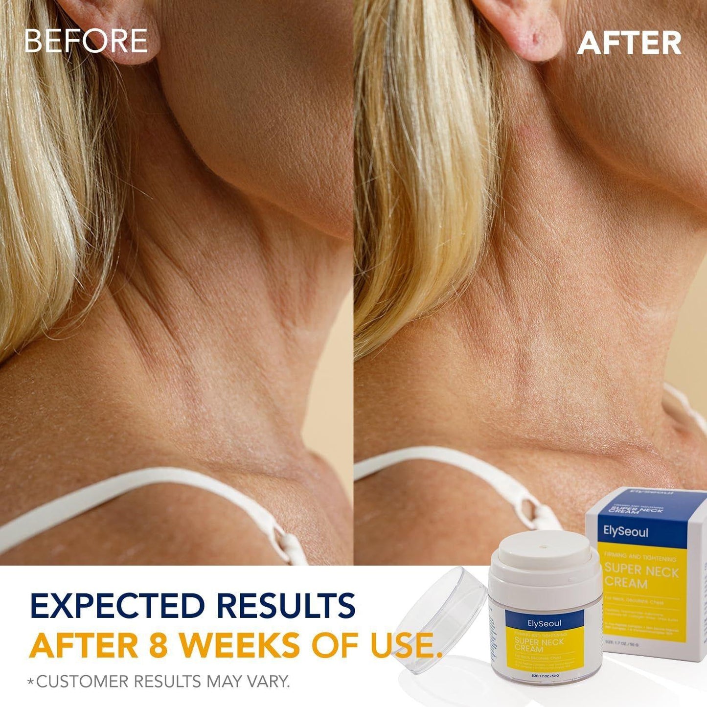 Anti Aging Neck Cream 50g | Intensive Lifting Moisturizer