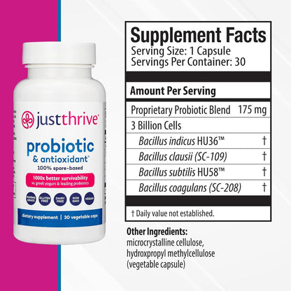 Effective Probiotics & Antioxidants Gut Health Supplement