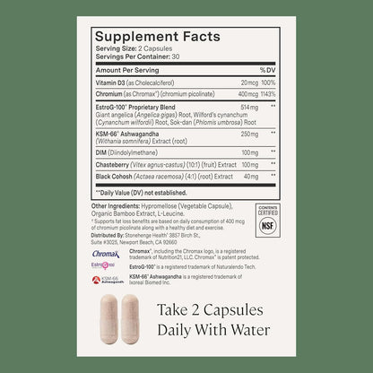 Natural Menopause Relief Supplement - Mood Balance Sleep Aid