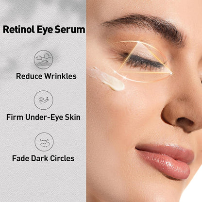 Anti Aging Eye Serum 20ml - Reduces Wrinkles & Dark Circles
