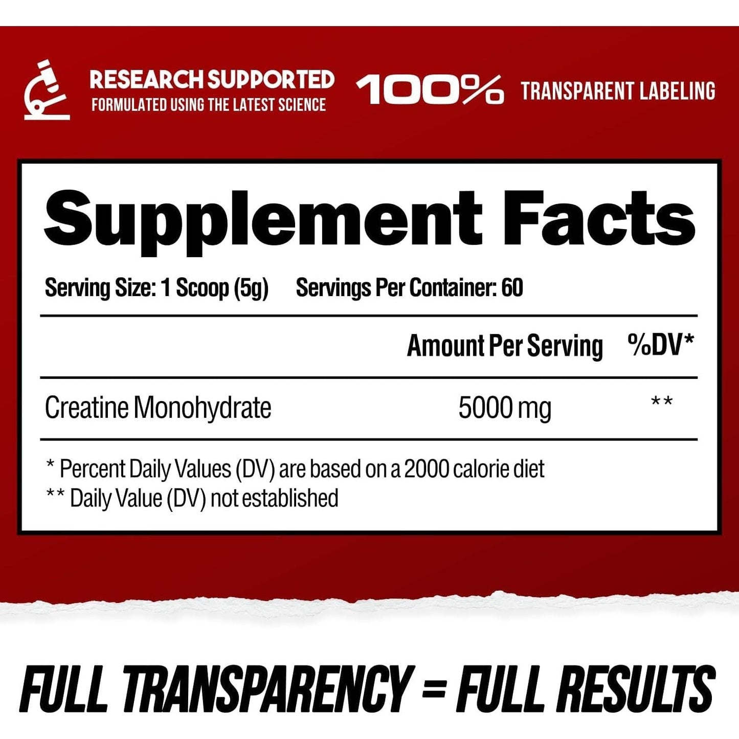 Pure Creatine Powder Supplement for Strength and Muscle