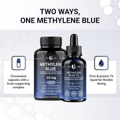 Powerful Methylene Blue Supplement 1% 100ml Energy Boost