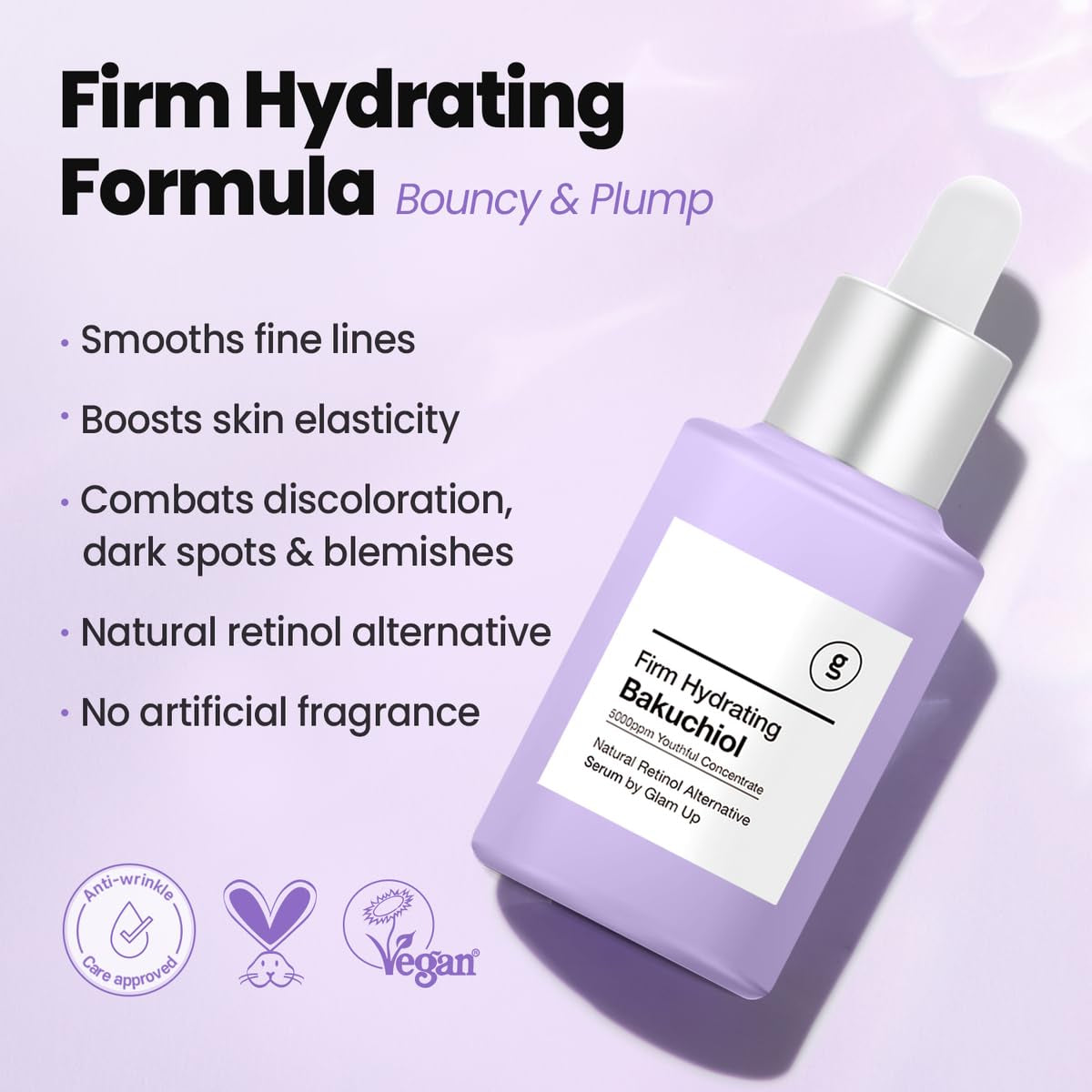 Natural Anti Aging Face Serum Hyaluronic Moisturizer