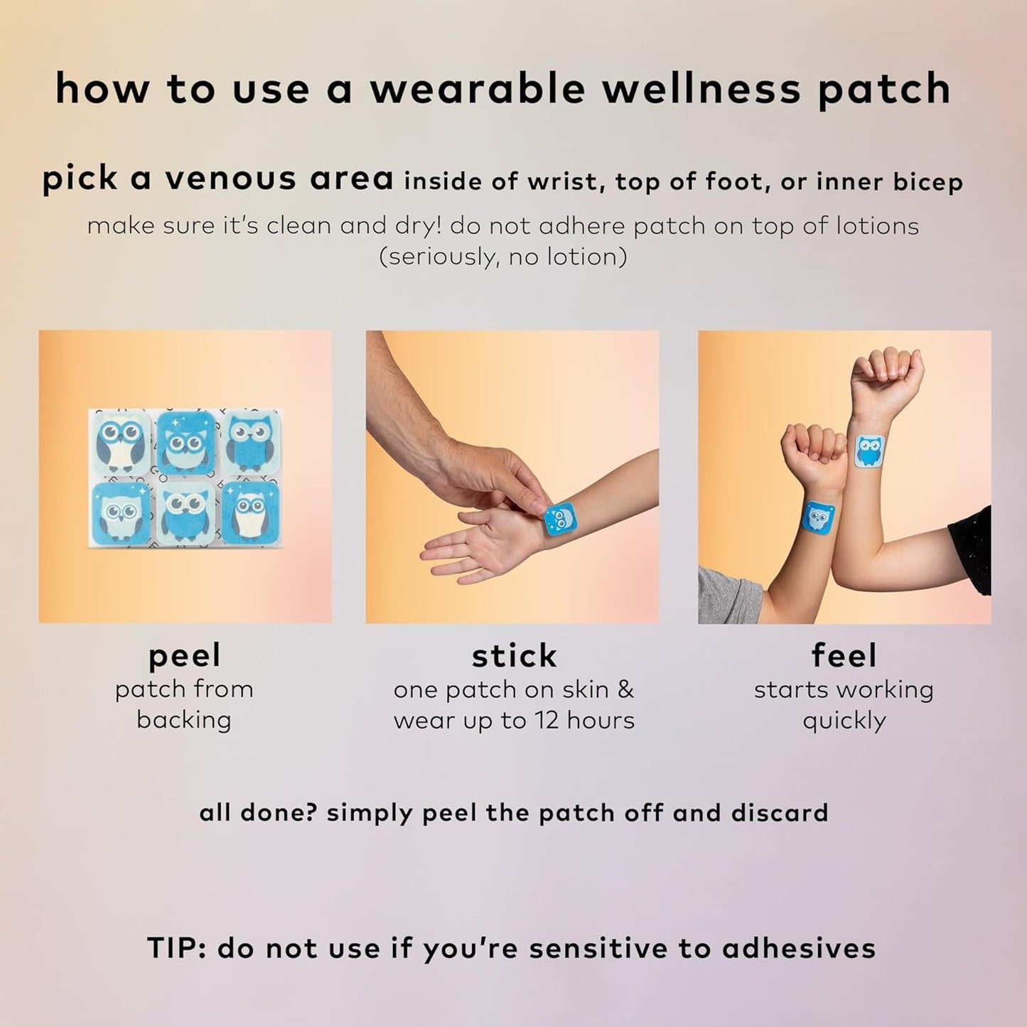Natural Sleep Aid Patches for Kids with Calming Herbs