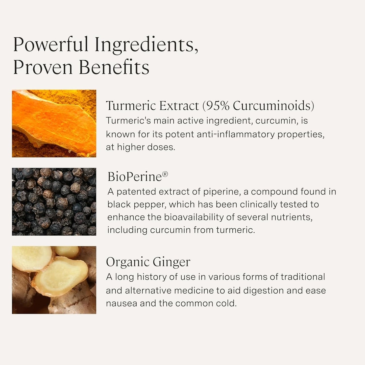 Natural Turmeric Ginger Supplement for Immune Health