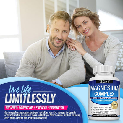 High Strength Magnesium Tablets for Energy and Fitness