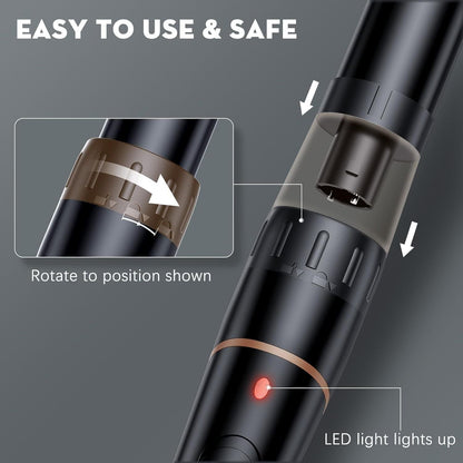 Premium 6-in-1 Ceramic Curling Iron Set