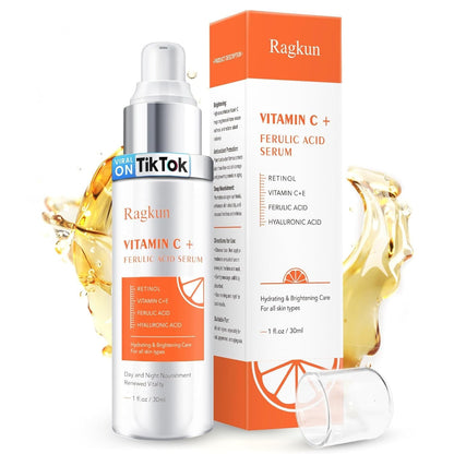 Natural Vitamin C Face Serum 20% - Anti Aging Moisturizer - Mycosmeticslondon
