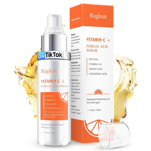 Natural Vitamin C Face Serum 20% - Anti Aging Moisturizer - Mycosmeticslondon