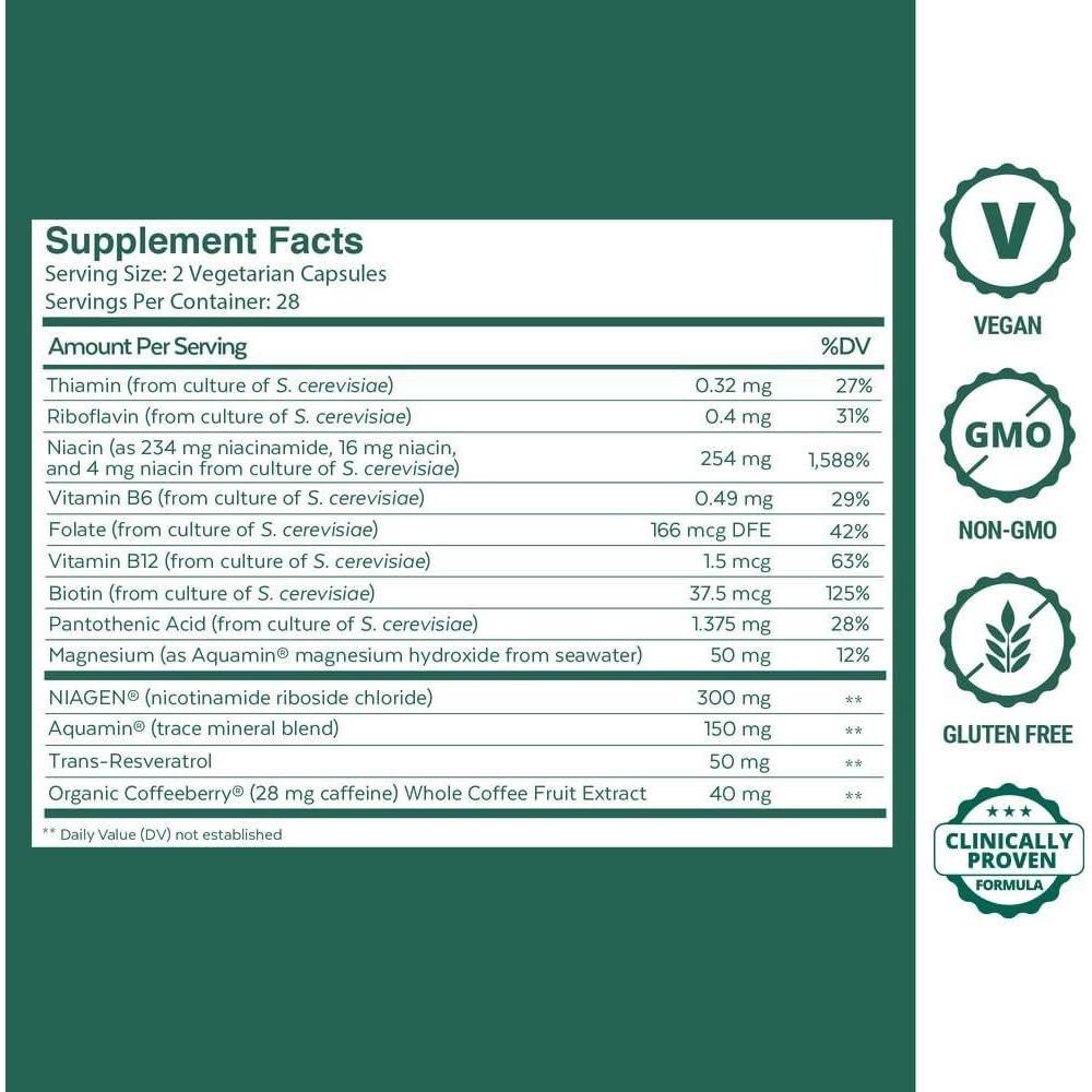 Premium Anti Aging NAD+ Supplement Capsules
