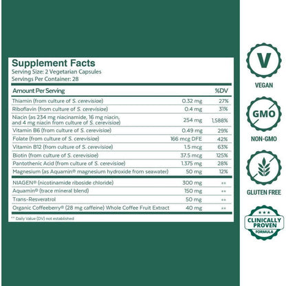 Premium Anti Aging NAD+ Supplement Capsules