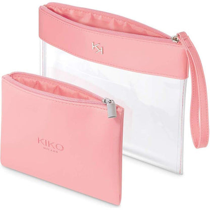 Clear Pink Cosmetic Travel Bag