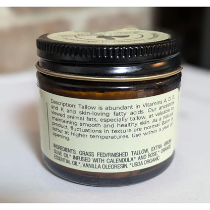 Natural Vanilla Orange Skin Balm 37g