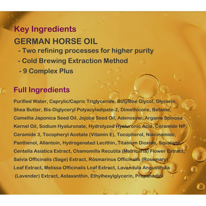 Hydrating Horse Oil Face Cream 70g Rich & Nourishing