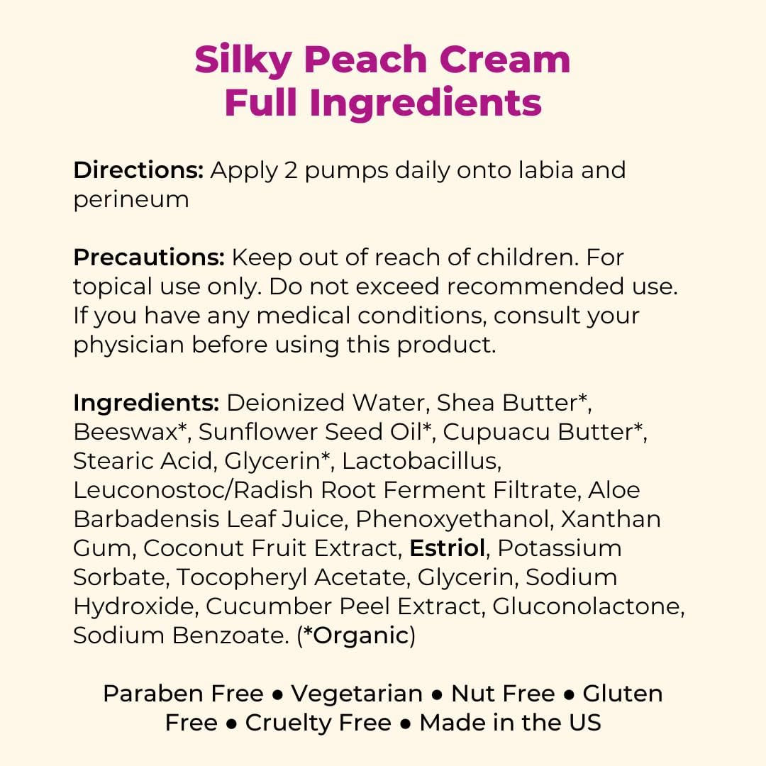 Natural Vaginal Moisturizer Cream for Menopause Relief