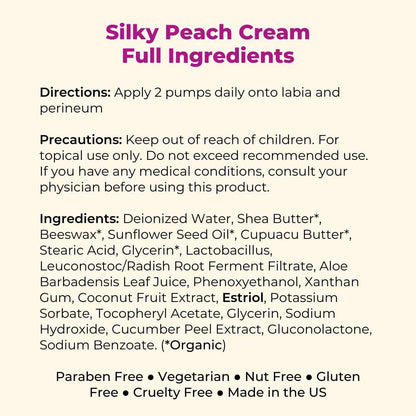 Natural Vaginal Moisturizer Cream for Menopause Relief