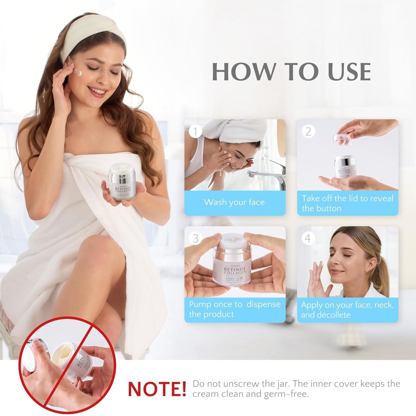 Anti Aging Moisturizing Face Cream with Retinol