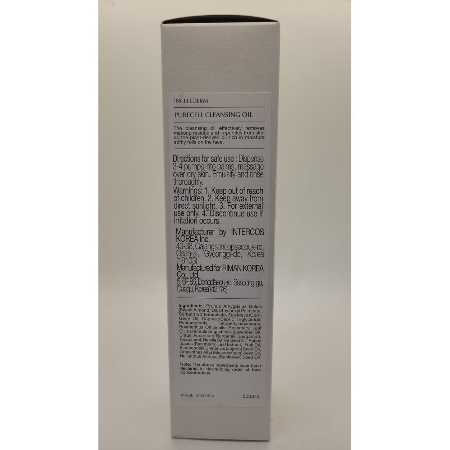 Natural Makeup Remover Cleansing Oil 145ml