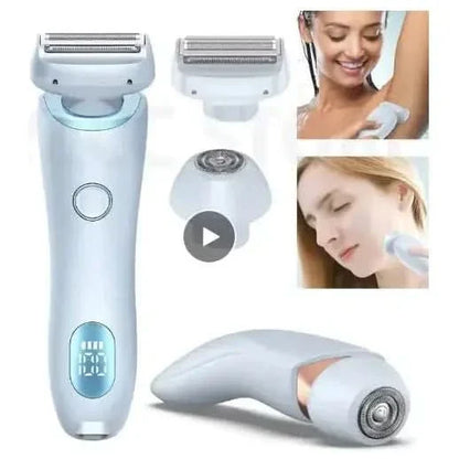 Rechargeable Hair Remover Epilator & Trimmer Kit - Mycosmeticslondon