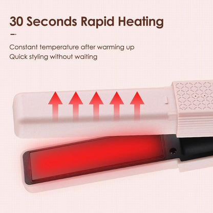 Professional 2-in-1 Hair Straightener and Curler