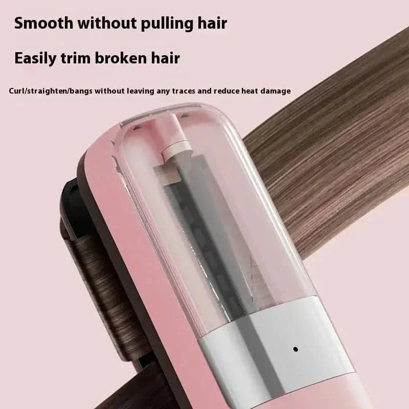 Portable 2-in-1 Hair Curler & Trimmer Set