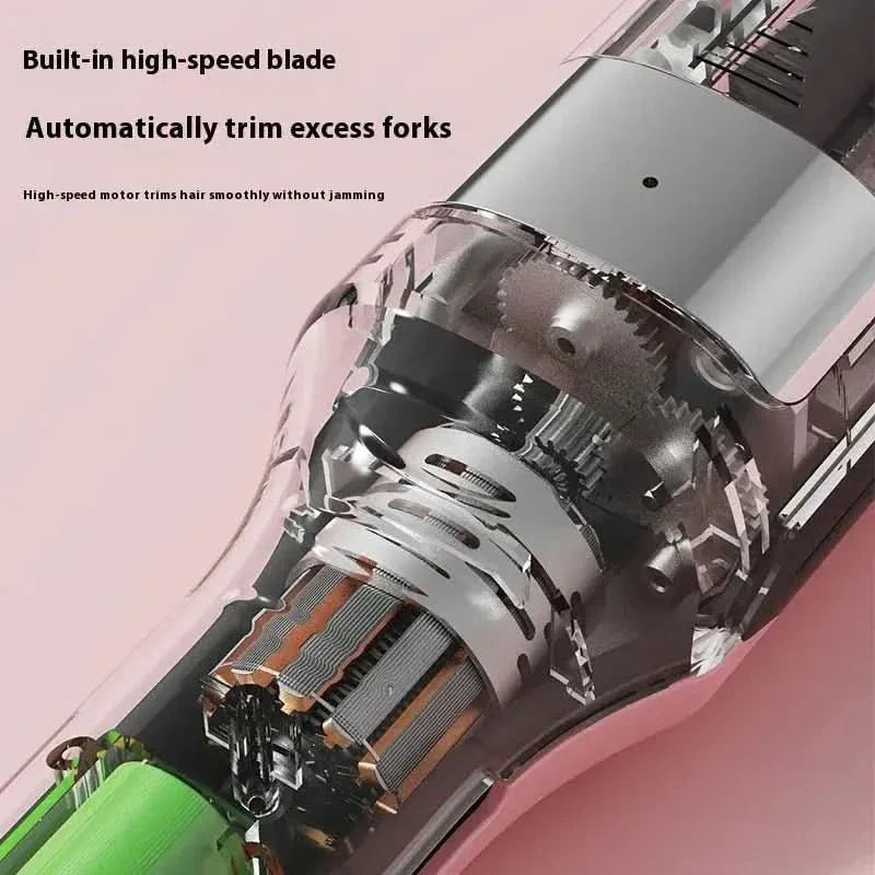 Portable 2-in-1 Hair Curler & Trimmer Set