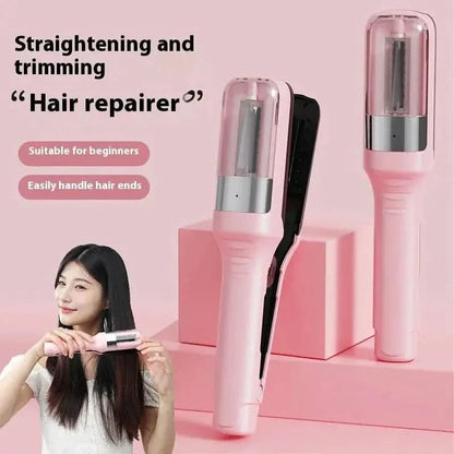 Portable 2-in-1 Hair Curler & Trimmer Set