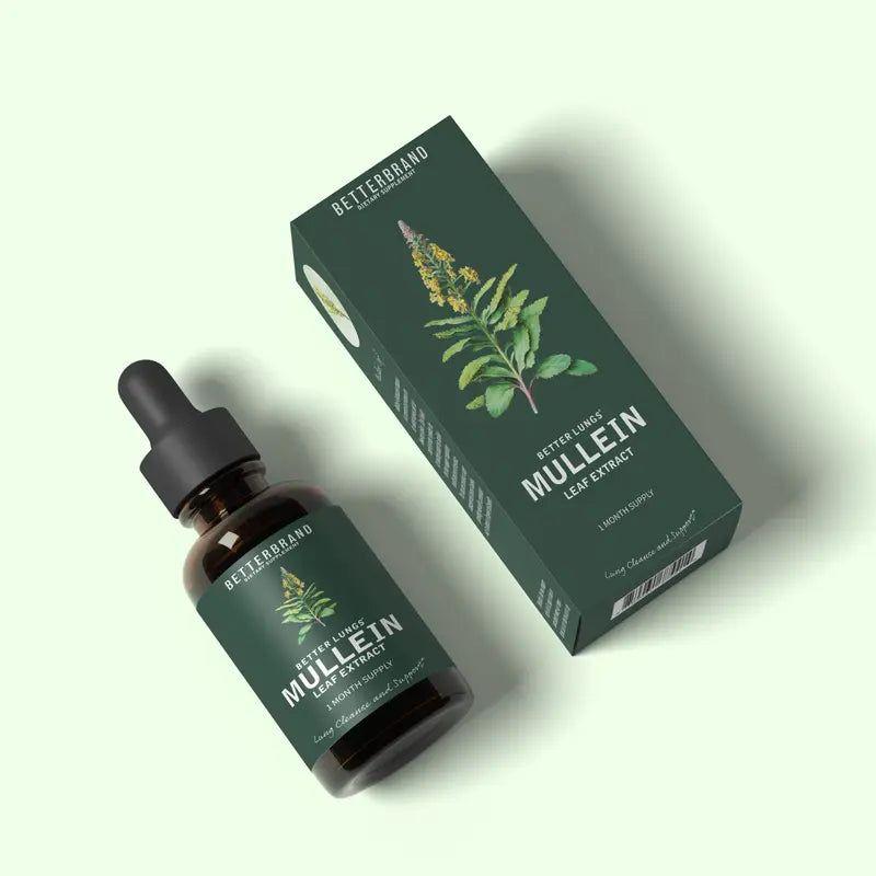 Natural Lung Cleanse Drops with Mullein & Chlorophyll