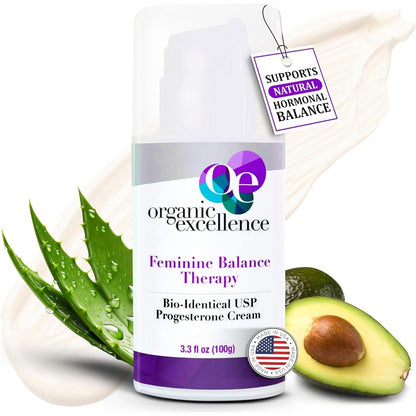 Natural Hormone Balance Progesterone Cream 100ml - Mycosmeticslondon