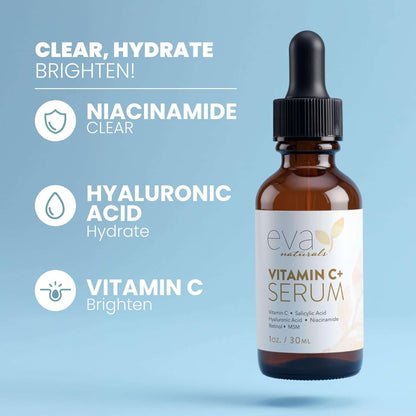 Natural Vitamin C Facial Serum - 30ml, Anti Aging Skin Care