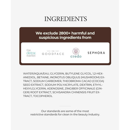 Natural Chaga Mushroom Face Serum - Intensive Moisture