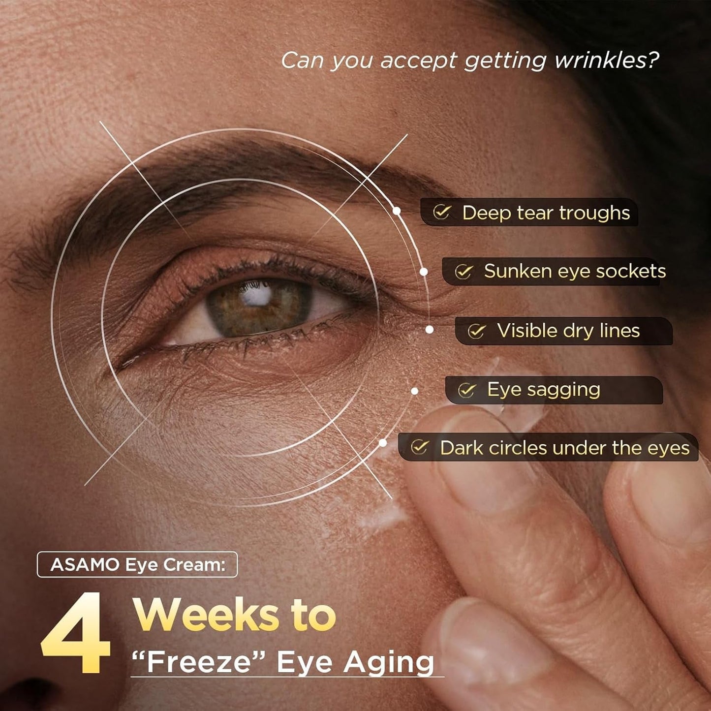 Anti Aging Eye Cream 30ml - Fades Dark Circles Wrinkles