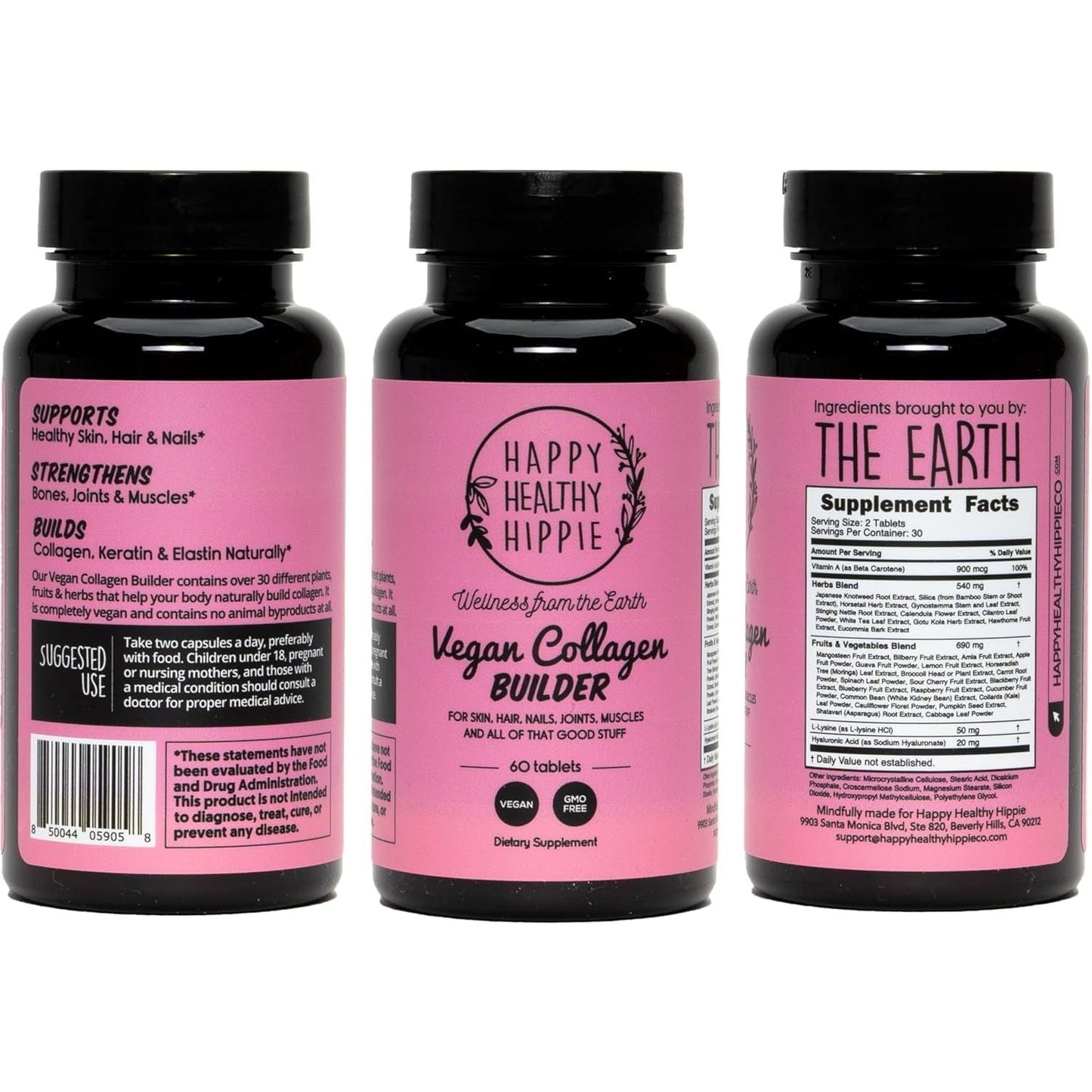 Natural Vegan Collagen Booster Tablets