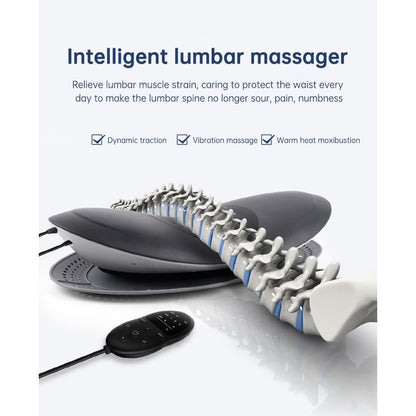 Heated Back Support Belt with Air Massage Therapy