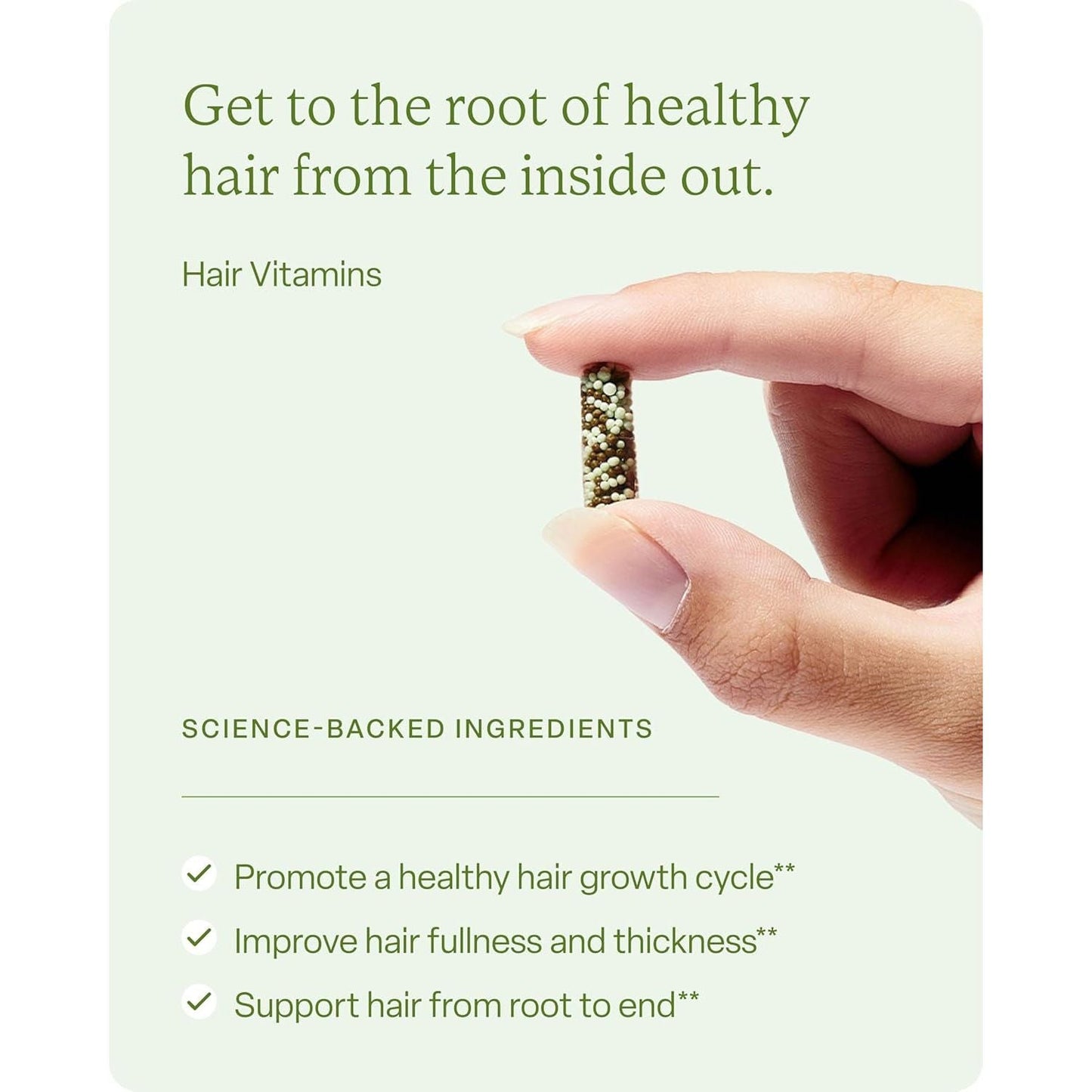 Nourishing Hair Supplements - 120 Tablets, 30 Day Supply