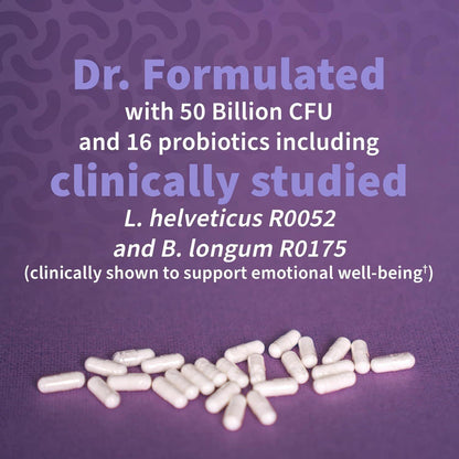 Natural Probiotic Capsules for Mood and Digestive Health
