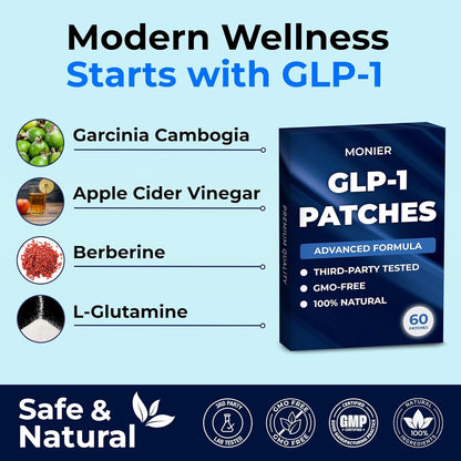 Natural Pain Relief Patches - 60 Count