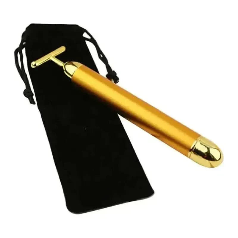 Luxurious Gold Face Massage Roller - Mycosmeticslondon