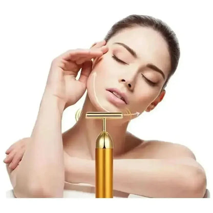 Luxurious Gold Face Massage Roller