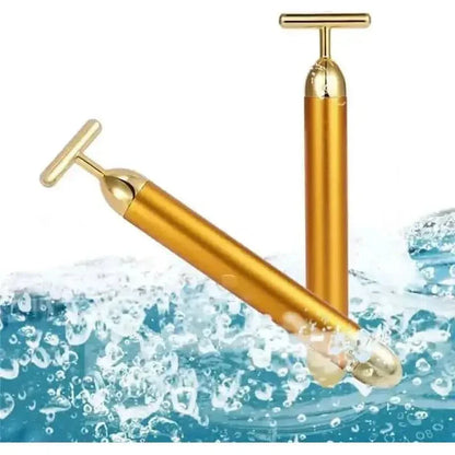 Luxurious Gold Face Massage Roller