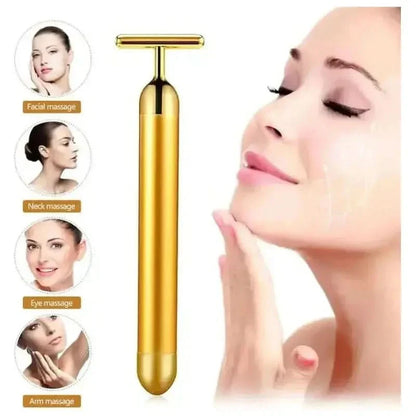 Luxurious Gold Face Massage Roller