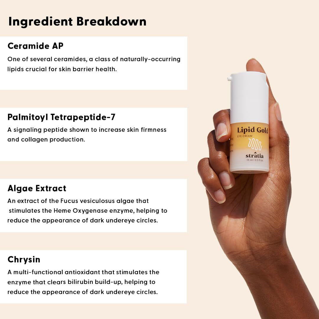 Rich Eye Cream for Dark Circles and Hydration