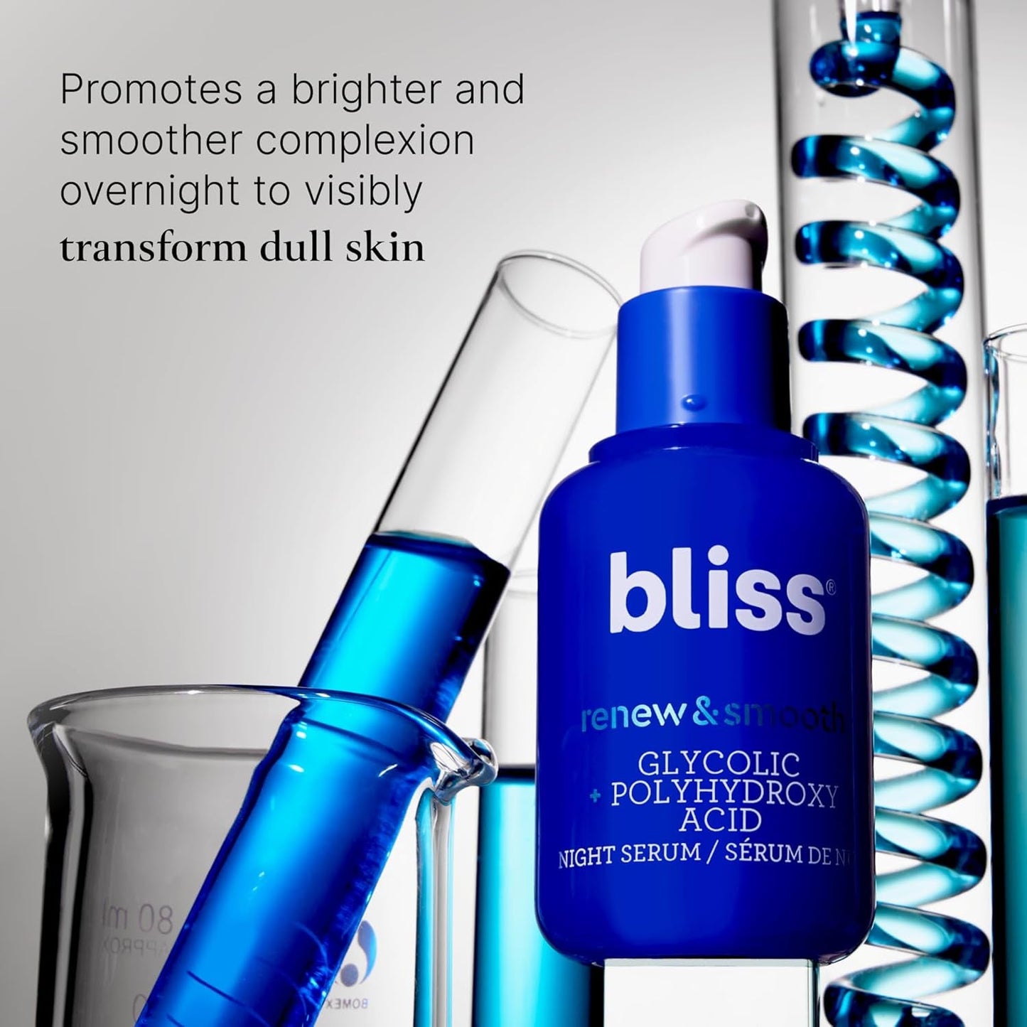 Glowing Skin Night Serum 30ml - Glycolic Acid Face Renewal