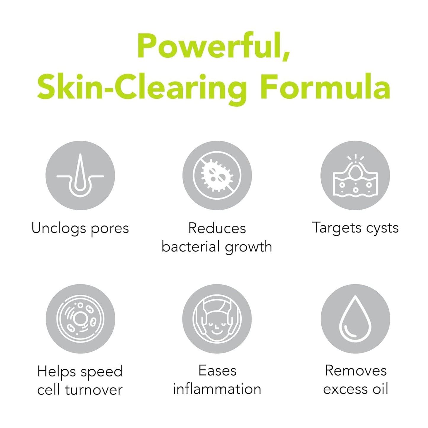 Effective Strong Acne Face Wash 10% Benzoyl Peroxide Cleanser