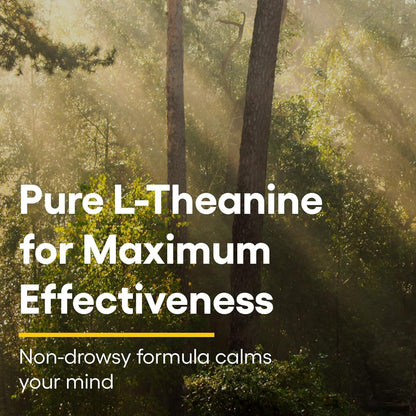 Calming L-Theanine 100mg Tablets - Fast Relaxation Supplement