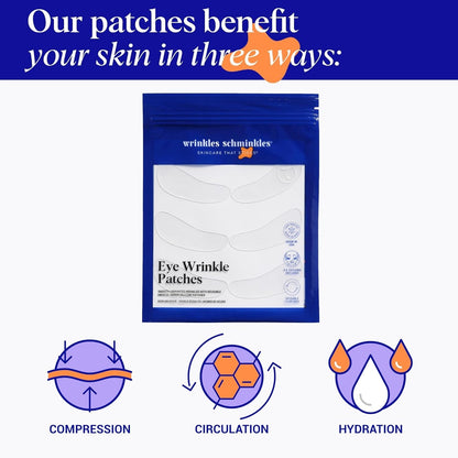 Anti Aging Eye Patches - 6 Reusable Silicone Pads