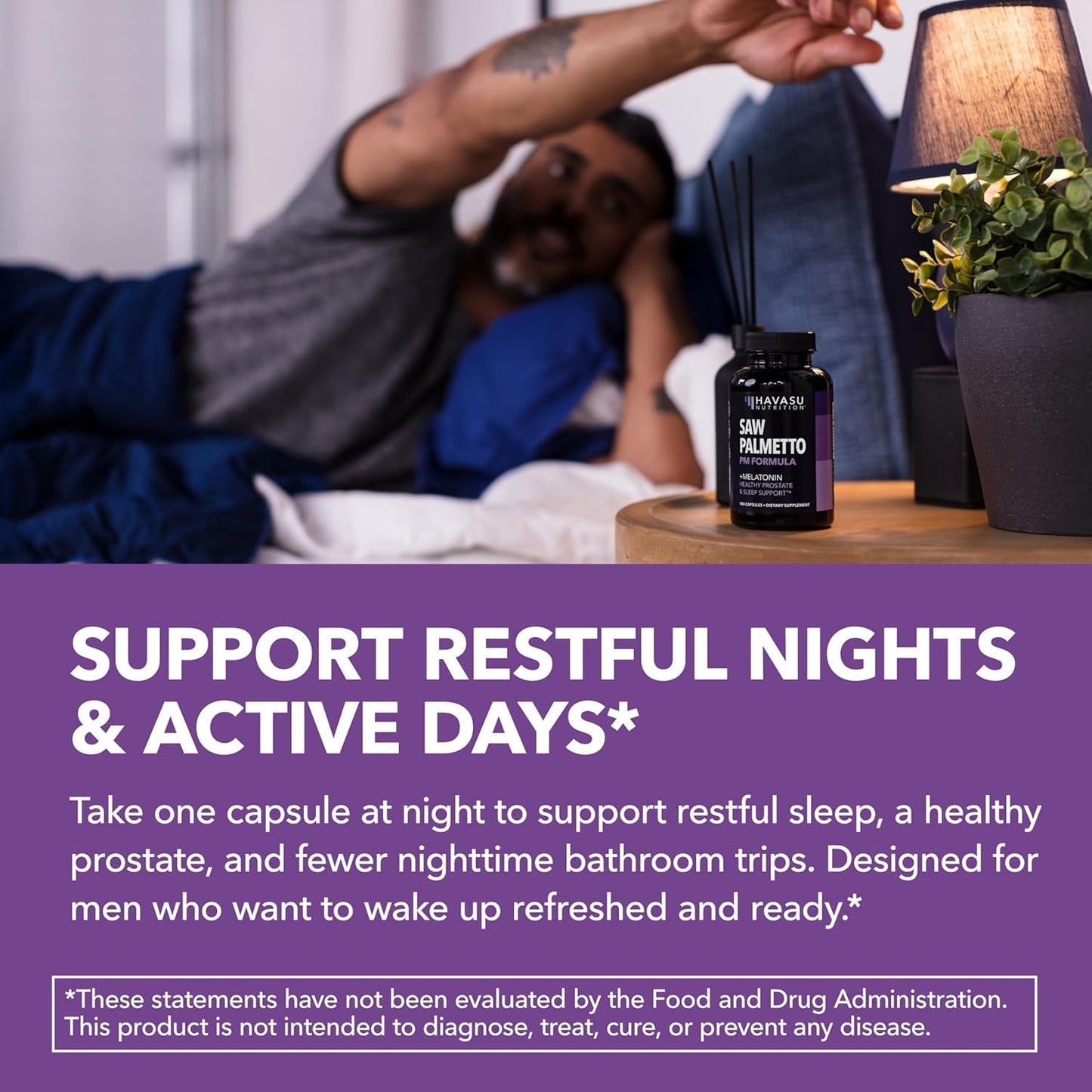 Natural Prostate Support Sleep Aid Supplement