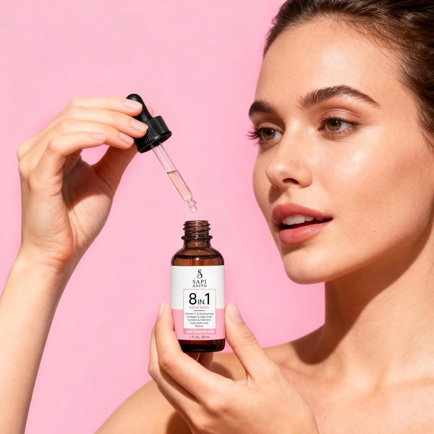 Advanced 8 in 1 Face Serum 30ml - Brightening Moisturizer