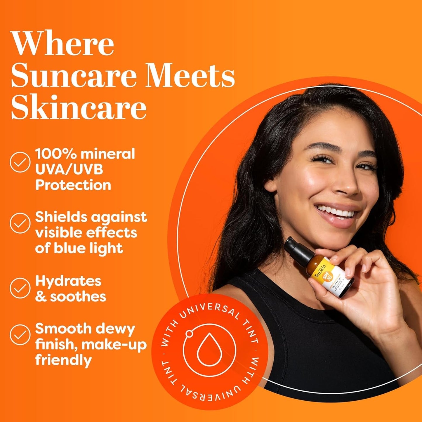 Natural SPF 30 Tinted Face Sunscreen Serum