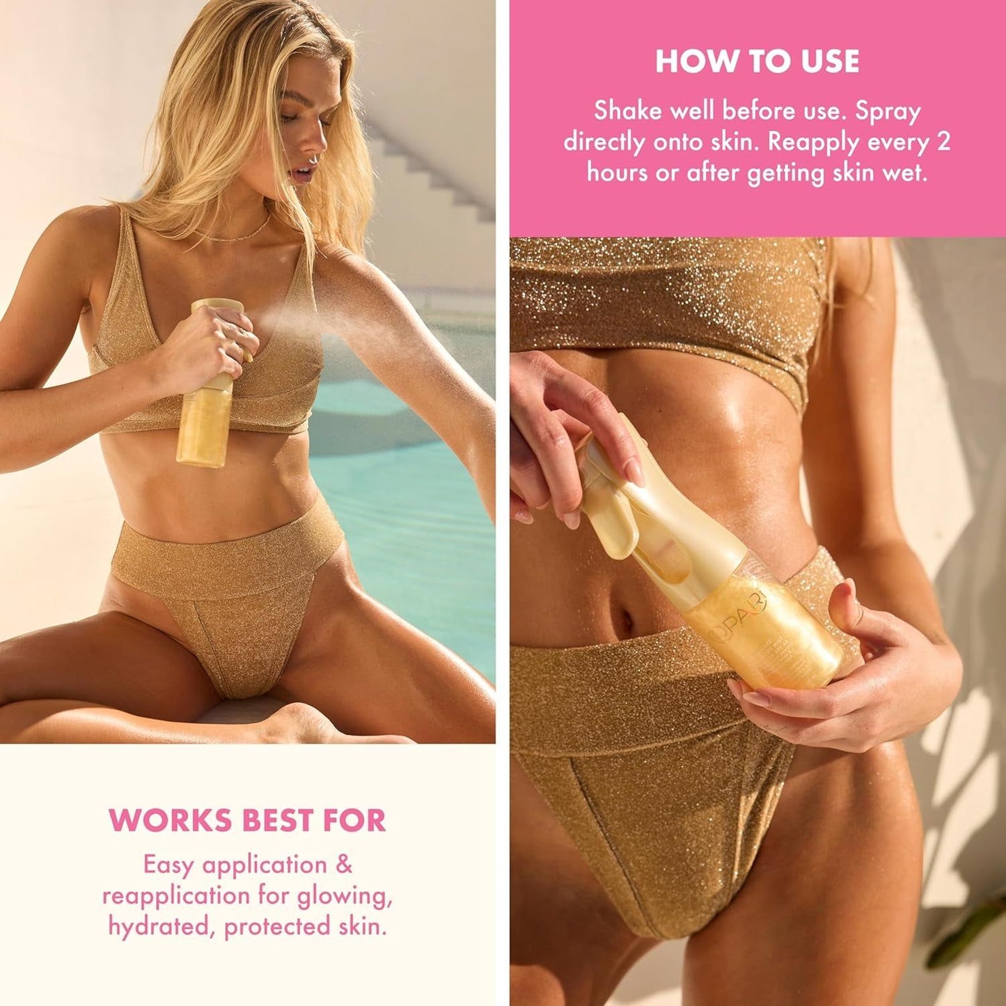 Natural Coconut Body Sunscreen Mist SPF 50
